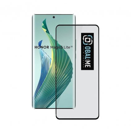 OBAL:ME 5D tvrdené sklo pre Honor Magic5 Lite 5G Black