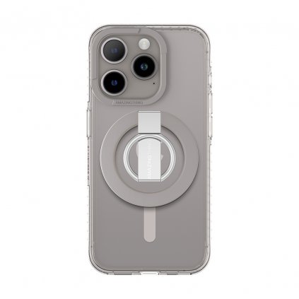 Zadný kryt Amazing Thing Titan Pro Mag Ring Grip Case 10FT IP156.1PTRGY pre iPhone 15 Pro titanium