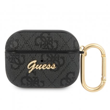 Puzdro Guess 4G Script PC/PU pre Airpods Pro Grey
