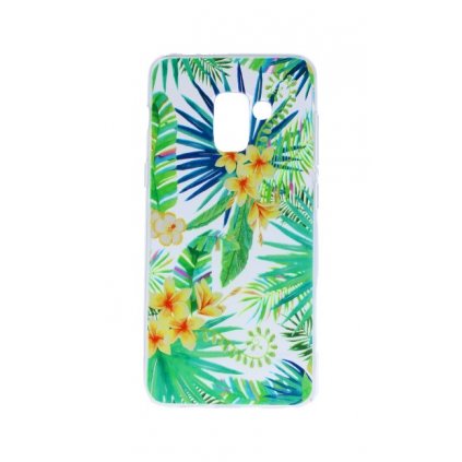 Zadný silikónový kryt na Samsung A8 2018 tropical 2