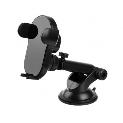 Automatický držiak do auta s rýchlym bezdrôtovým nabíjaním FIXED Matic XL na sklo alebo palubnú dosku, 15 W, čierny