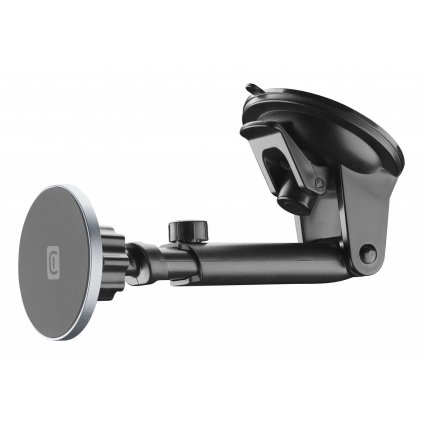 Magnetický držiak Cellularline Touch Mag Suction Cup s prísavkou na sklo a podporou MagSafe, čierny