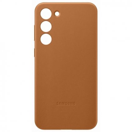EF-VS916LAE Samsung Kožený kryt pre Galaxy S23+ Camel