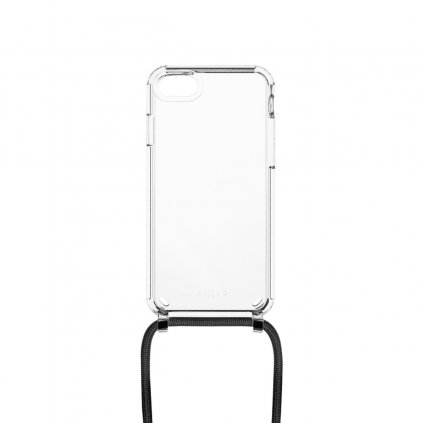 Puzdro FIXED Pure na krk s čiernou šnúrkou pre Apple iPhone 7/8/SE (2020/2022)