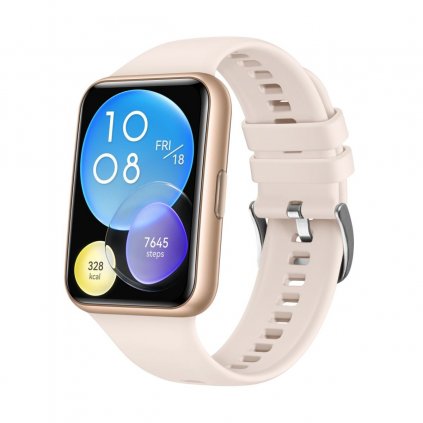 Silikónový remienok FIXED pre Huawei Watch FIT2, ružový