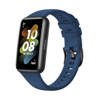 Silikónový remienok FIXED pre Huawei Band 7, modrý