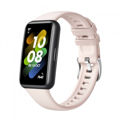 Silikónový remienok FIXED pre Huawei Band 7, ružový
