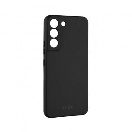 Zadný pogumovaný kryt FIXED Story pre Samsung Galaxy S22 5G, čierny