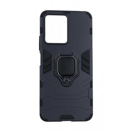 Ultra odolný zadný kryt pre Xiaomi Redmi Note 12 čierny s prsteňom