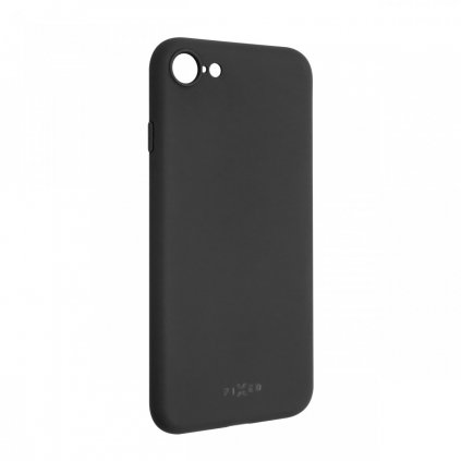 Zadný pogumovaný kryt FIXED Story pre Apple iPhone 7/8/SE (2020/2022), čierny
