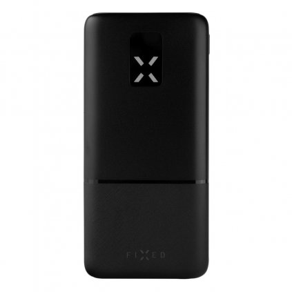 Powerbank FIXED Zen 20 s LCD displejom a výstupom PD 20 W, 20 000 mAh, čierna