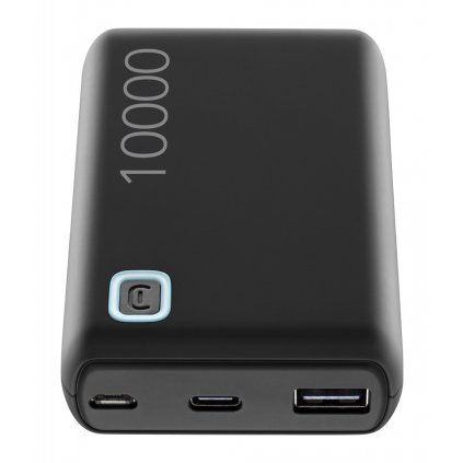 Powerbank Cellularline Essence 10 000 mAh, čierna