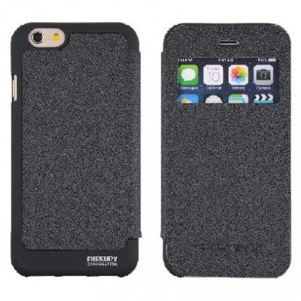 Puzdro mercury wow bumper view iphone 6 čierne