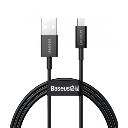 Dátový kábel Baseus CAMYS-A01 Superior Fast Charging Data MicroUSB 2A 2m Black