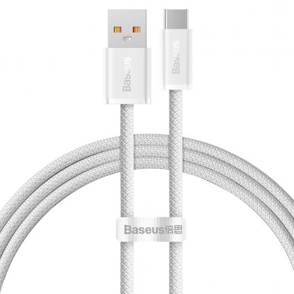 Dátový kábel Baseus CALD000602 Dynamic Series USB - USB-C 100W 1m biely