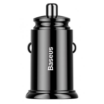 Adaptér do auta Baseus CCALL-YD01 Circular 2xUSB QC3.0 30W čierny