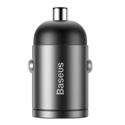 Adaptér do auta Baseus VCHX-B0G Tiny Star USB-C 30W sivy