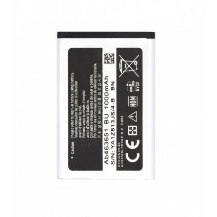 AB463651BE Batéria pre Samsung 1000mAh Li-Ion (OEM)