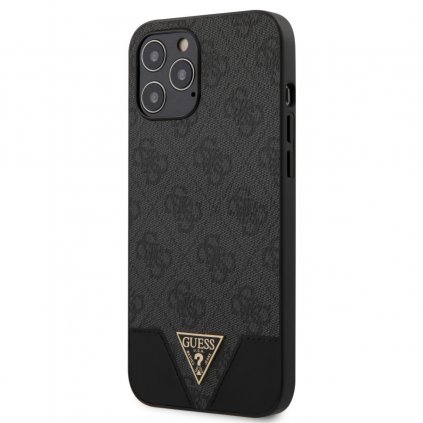 Zadný kryt Guess 4G Triangle pre iPhone 12 Pro Max 6,7 Grey