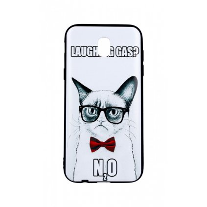 Zadný 3D silikónový kryt na Samsung J5 2017 Grumpy Cat