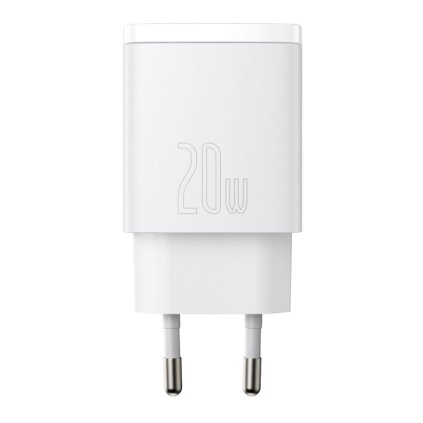 Adapter Baseus CCXJ-B02 USB/USB-C 20W biely