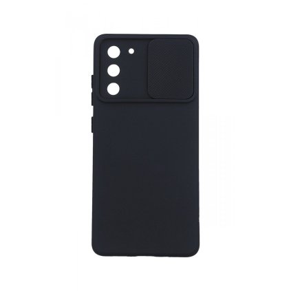 Zadný kryt Camshield Soft na Samsung S21 FE čierny