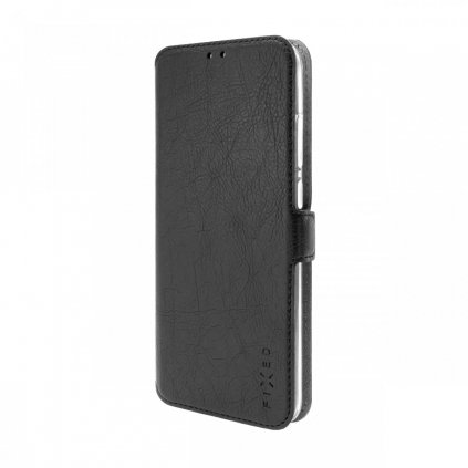 Flipové puzdro FIXED Topic book pre Xiaomi Redmi 9C/9C NFC, čierne