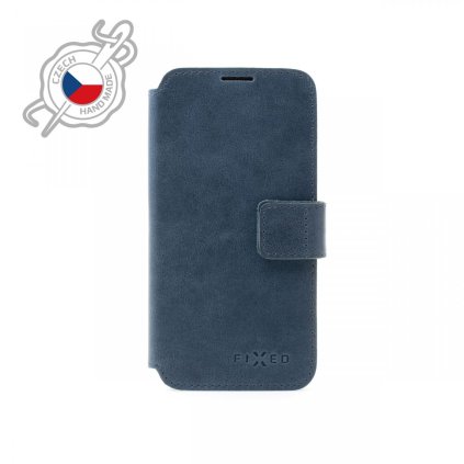 Kožené Flipové puzdro FIXED ProFit pre Apple iPhone 7/8/SE (2020/2022), modré