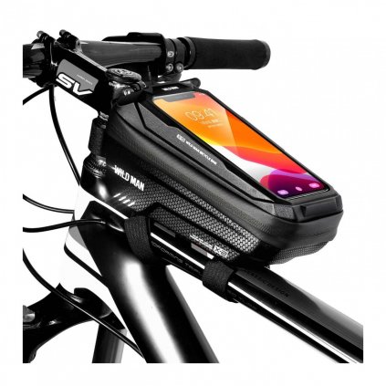 Vodotesné puzdro WildMan X2 na rám bicykla čierne 1L