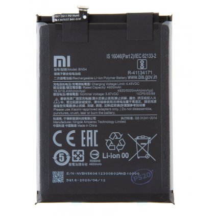 BN54 Xiaomi originálna batéria 5020mAh (servisné balenie)