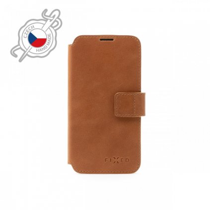 Kožené Flipové puzdro FIXED ProFit pre Samsung Galaxy A52/A52 5G/A52s 5G, hnedé