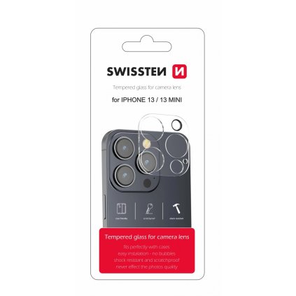 Tvrdené sklo na fotoaparát Swissten pre iPhone 13 - 13 mini