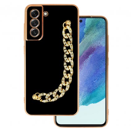 Trend puzdro pre Samsung Galaxy S21 FE design 4 čierne