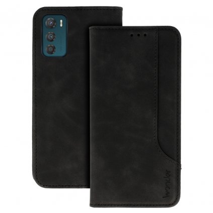 Flipové puzdro Wonder Prime pre Motorola Moto G42 čierne