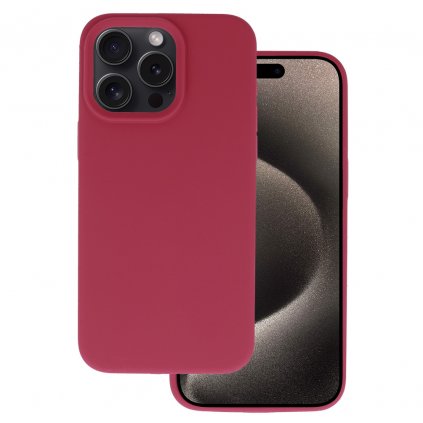 Zadný kryt Silicone Lite pre Motorola Moto E7 Power/E7i Power burgundy