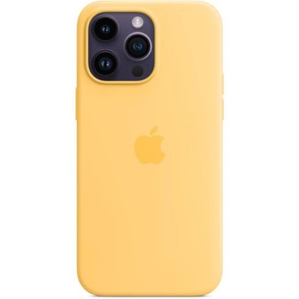 MPU03ZM/A Silikónový kryt Apple vrátane. Magsafe pre iPhone 14 Pro Max Sunglow