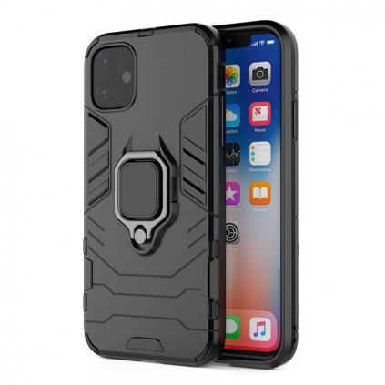 Ultra odolný zadný kryt pre Xiaomi 14 Ultra čierny s prsteňom