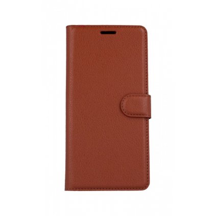 Flipové puzdro na Samsung J6 + hnedé s prackou