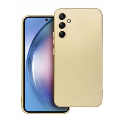 Zadný kryt Metallic na Samsung A55 zlatý