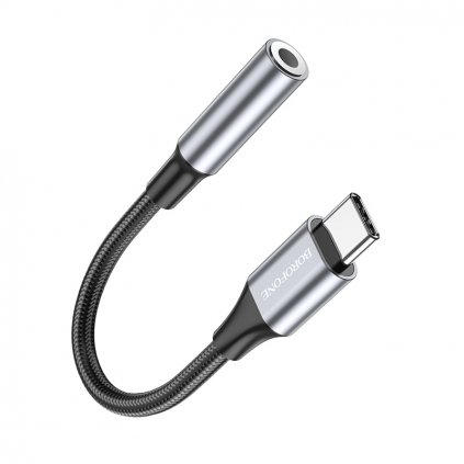 Adaptér Borofone BV16 USB-C - 3,5 mm konektor čierny