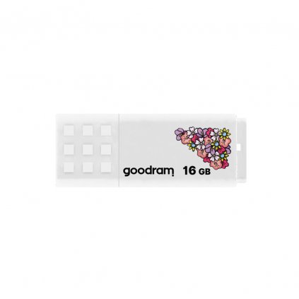 Flash disk GOODRAM UME2 16GB biely s kvetmi