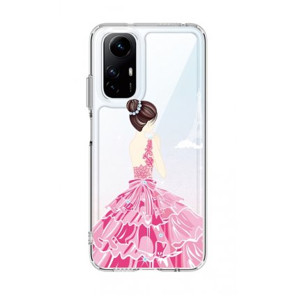 Zadný pevný kryt Image na Xiaomi Redmi Note 12S Pink Princess