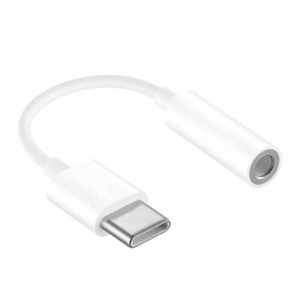 Adaptér Huawei CM20 typ C/3,5 mm biely (Bulk)