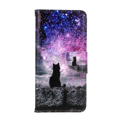 Flipové puzdro TopQ pre Xiaomi Redmi 13C Hviezdna obloha