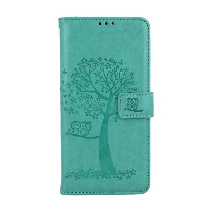 Flipové puzdro TopQ pre Xiaomi Redmi Note 12 Zelený strom sovičky