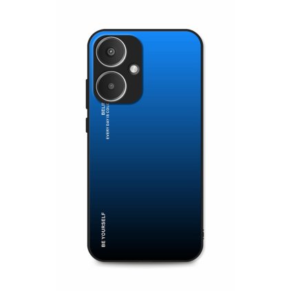 Zadný pevný kryt LUXURY na Xiaomi Redmi 13C 5G dúhový modrý