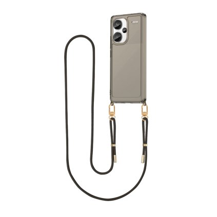 Zadný kryt Esthetique pre Xiaomi Redmi Note 13 Pro+ 5G s čiernou šnúrkou tmavý