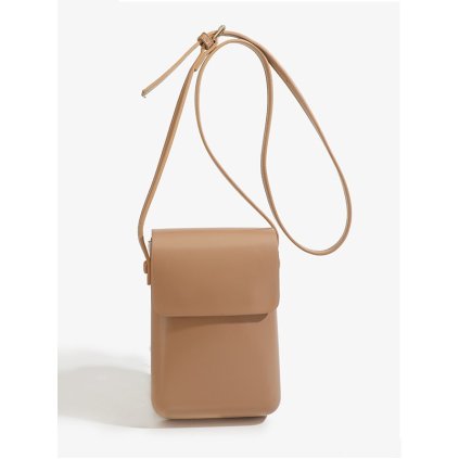 Kabelka Retro na mobil s popruhom ružová