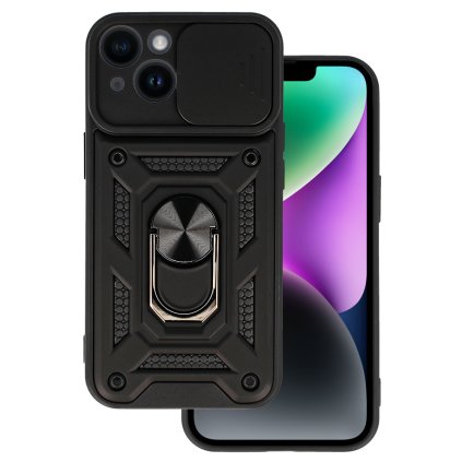 Slide Camera Armor Case pre Iphone 15 Plus Black