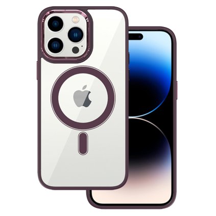Zadný kryt Tel Protect Magnetic Clear pre Iphone 11 Pro Cherry